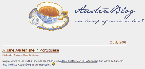 Jane Austen clipping