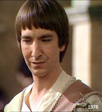 Alan Rickman com o Tybalt em Romeu e Julieta, 1978