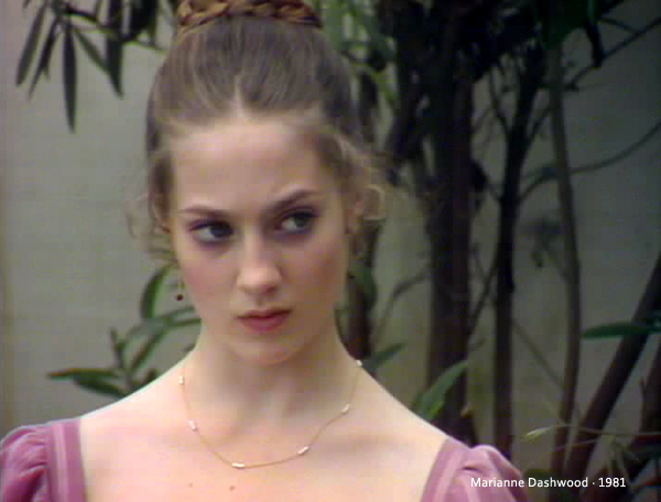 Tracey Childs como Marianne Dashwood em 1981