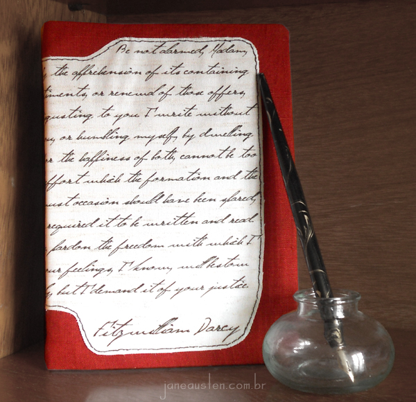Caderno Carta de Mr. Darcy