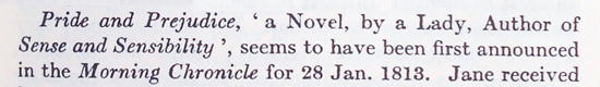 Pride and Prejudice, R. W. Chapman