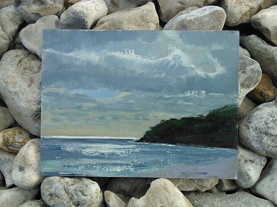 Lyme Regis, pintura de Roy Connelly